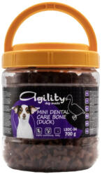 Agility Recompense delicioase pentru caini Agility LSDC-34, mini oase de rata, 700g