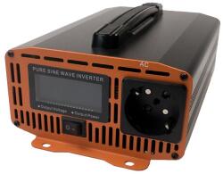 Houli Power Inverter инвертор на напрежение от 12V на 230V, 800W/1600W, чиста синусоида, 1 контакт (HPGC0008U 12V/50Hz/230V/EU)