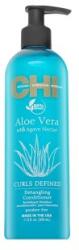 CHI Aloe Vera Curls Defined Detangling Conditioner balsam pentru netezire pentru o pieptanare mai usoara 340 ml