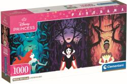 Clementoni Puzzle panoramic Clementoni din 1000 piese - Prințese Disney (39894) Puzzle