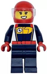 LEGO® cty1711 - LEGO minifigura versenypilótanő, sötétkék ruhában (cty1711)