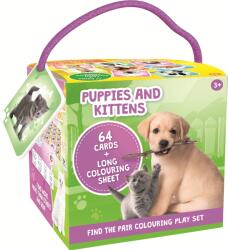 JIRI MODELS Joc de societate Find a pair: Puppies and kittens - Pentru copii (4070-3) Joc de societate