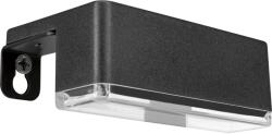  LED-es napelemes falilámpa 2 db-os készlet 9, 5 cm x 3, 5 cm x 6 cm fekete
