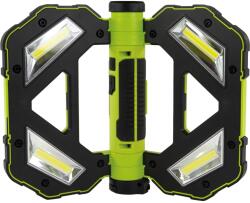GAO LED-es munkalámpa Butterfly 4 x 2 W mágneses akku USB-kábellel fekete-zöld