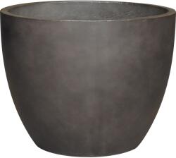 Kaspó könnyű cement matt sötétszürke 25 cm x 25 cm x 19 cm