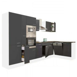 Leziter Yorki 370 sarok konyhabútor sütős és mikrohullámű sütős kivitelben - pepita - 457 840 Ft