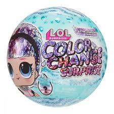 MGA Entertainment L. O. L. Surprise! 585299EUC - Surprise Glitter Color Change cu 7 surprize (585299EUC) Figurina