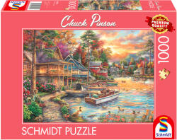 Schmidt Spiele Puzzle Schmidt din 1000 piese - Seara pe mal (58553) Puzzle