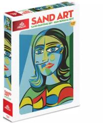 Red Castle Sand Art: Pictură avangardă - set de pictură cu nisip (YKO 16)
