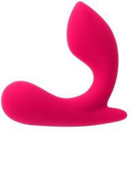 Gender X Vibrator All About The Bass Remote Control, 12 Moduri Vibratii, Silicon, USB, Roz, 9.3 cm Vibrator