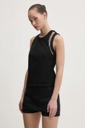 Heliot Emil bluză femei, culoarea negru, uni, PRESS25_W_13_077_BLK01 PPYA-TSD0J4_99X (SS25.W.13.077.BLK01)