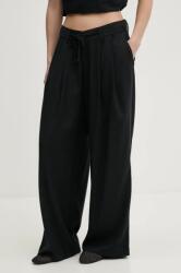 Hollister Co Hollister Co. pantaloni femei, culoarea negru, drept, high waist, KI356-5047 PPYA-SPD16L_99X (KI356.5047.900)