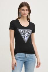 Guess tricou femei, culoarea negru, W5RI00 J1314 PPYA-TSD0FZ_99X (W5RI00.J1314)