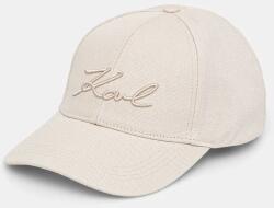 Karl Lagerfeld șapcă pentru femei din bumbac K/SIGNATURE PPYA-CAD019_01X (A1W33069)