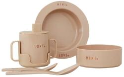 Design Letters set de mic dejun pentru copii Mini Favourite 5-pack 99KK-KBU7NP_MLC (20103025BEIGE)