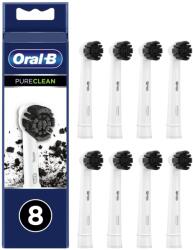 Oral-B накрайник за електрическа четка за зъби, Pure Clean, Charcoal, 8 броя