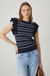 Medicine tricou din bumbac femei, culoarea albastru marin ZPYA-TSD700_59A (RS25.TSD700)