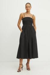 Michael Kors rochie culoarea negru, maxi, evazată, MR582QFF4C PPYA-SUD14Y_99X (MR582QFF4C)