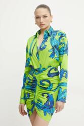Versace rochie culoarea verde, mini, dreaptă, 78HAO902 NS644 PPYA-SUD0PI_71A (78HAO902.NS644)