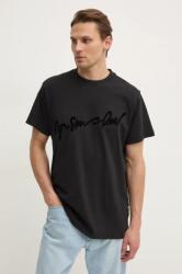 G-Star tricou din bumbac bărbați, culoarea negru, cu imprimeu, D25148-C336 PPYA-TSM067_99X (D25148.C336)
