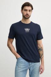 Tommy Hilfiger tricou din bumbac barbati, culoarea albastru marin, cu imprimeu, MW0MW38613 PPYA-TSM1OB_59X (MW0MW38613)