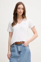 Pepe Jeans tricou din bumbac MACY V-NECK PPYA-TSD0UG_00X (PL506051)