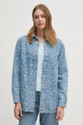 Sisley camasa jeans PPYA-KDD08N_55J (53Y3LQ08I)