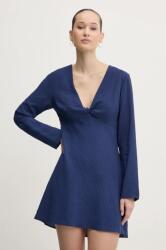 Abercrombie & Fitch rochie culoarea bleumarin, mini, evazată, KI159-5690 PPYA-SUD23E_59X (KI159.5690.200)