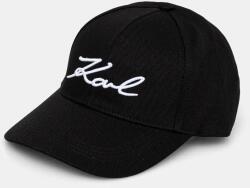 Karl Lagerfeld șapcă pentru femei din bumbac K/SIGNATURE PPYA-CAD019_99X (A1W33069)