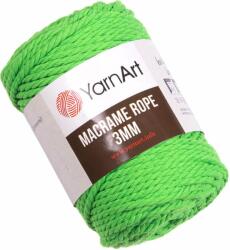 YARNART Macrame Rope 3 mm 3 mm 63 m 802 Neon Green Zsinór (Macrame Rope 3 mm 802)