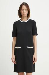 KARL LAGERFELD rochie culoarea negru, mini, dreaptă, A1W13041 PPYA-SUD0BA_99X (A1W13041)