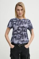 G-Star tricou din bumbac femei, culoarea bleumarin, D26066-C565 PPYA-TSD1S7_59X (D26066.C565)