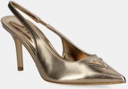 Guess pantofi cu toc NASSIR culoarea auriu, FLJNAS LEL05 PPYA-OBD30T_GLD (FLJNAS.LEL05.BRONZ)