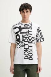 Desigual tricou din bumbac LONDON PPYA-TSM1BL_00X (25SMTK12)