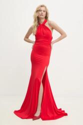 ANSWEAR rochie culoarea rosu, maxi, evazată BBYA-SSD00I_33X (JR25124.hos)