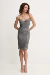 GUESS rochie SERENITY culoarea gri, mini, mulata, W5RK0R KCJF0 PPYA-SUD0MD_90X (W5RK0R.KCJF0)