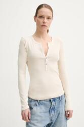 G-Star longsleeve culoarea bej, D26140-D968 PPYA-BUD076_02X (D26140.D968)