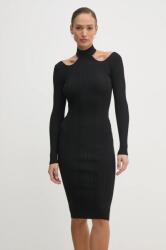 GUESS rochie NARA culoarea negru, mini, mulată, 5RGK82 5681Z PPYA-SUD0UA_99X (5RGK82.5681Z)