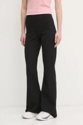 Guess pantaloni de trening STEFFI culoarea negru, neted, V5RB06 KCLH0 PPYA-SPD0BZ_99X (V5RB06.KCLH0)