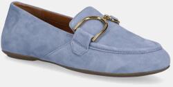 Geox mocasini din piele intoarsa D PALMARIA femei, cu toc plat, D45MUJ 00021 C4003 PPYA-OBD42E_05X (D45MUJ.00021.C4003)