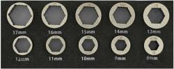 Hubi Tools HU45115 csavarkiszedő adapter készlet sérült hatlapfejű csavarokhoz, 10 részes (HU45115) - praktikuskft