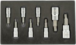 Hubi Tools HU45116 1/4"-os és 3/8"-os csavarkiszedő készlet sérült BKNY imbusz csavarokhoz, 8 részes (HU45116)