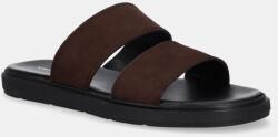 Vagabond Shoemakers papuci din piele MASON barbati, culoarea maro, 5965-050-35 PPYA-OBM1EZ_89X (5965.050.35)