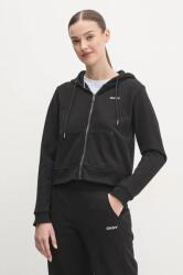 DKNY bluză femei, culoarea negru, cu glugă, uni, DP5J9508 PPYA-KUD0E0_99X (DP5J9508)