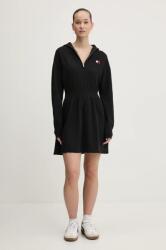 Tommy Hilfiger rochie din amestec de lână culoarea negru, mini, evazată, DW0DW19480 PPYA-SUD028_99X (DW0DW19480)