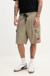 HUGO pantaloni scurti din bumbac culoarea maro, 50510594 PPYH-SZM098_81X (50510594)