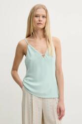 GUESS bluza CAROLINE femei, culoarea turcoaz, neted, W5GH58 WGLD2 PPYA-TSD1D3_60X (W5GH58.WGLD2)