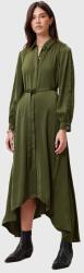 AllSaints rochie LEXI culoarea verde, midi, evazată, W036DC PPYA-SUD257_87X (W036DC)