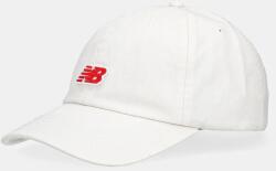 New Balance șapcă de baseball din bumbac culoarea alb, cu imprimeu, LAH51013SST PPYA-CAU0AL_00X (LAH51013SST)