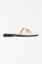 Karl Lagerfeld papuci din piele SKOOT II PPYA-KLD0CP_39X (KL80402.5SP)